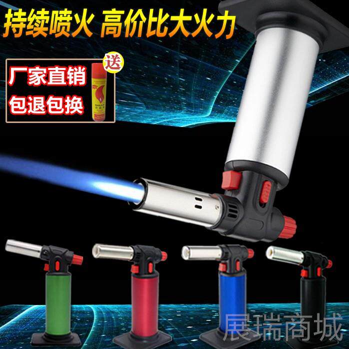 高档烧验黄金喷火枪火机烘焊焙喷枪打烧点烤炭点艾炙高温可携式气