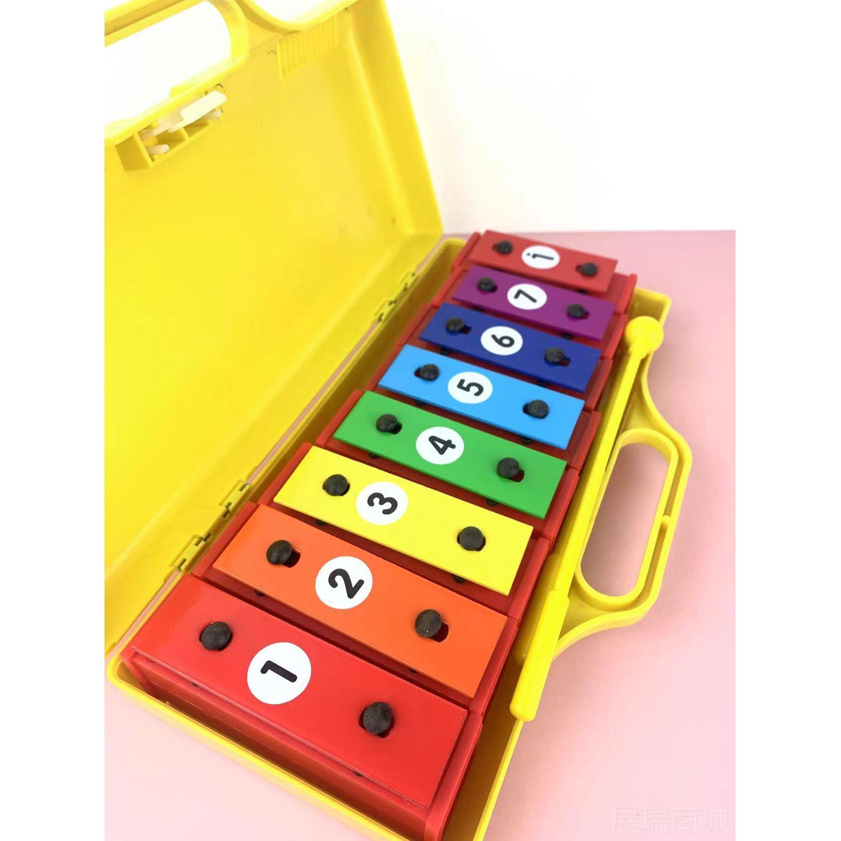 高档奥尔夫乐铝板敲琴八音砖儿童击乐打器彩虹器琴音音块 乐早教8