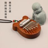 高档智卡林巴迷你拇指琴八音小熊手拨8琴送人琴礼物乐女生儿童小