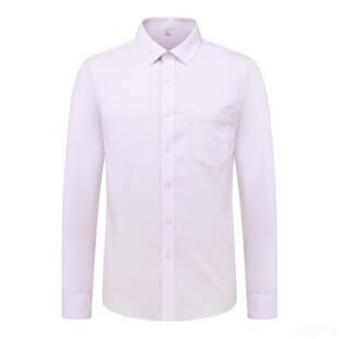 高档光大装行新款男衬服衫抗皱工作光服大银行男衬衫工装职业修身