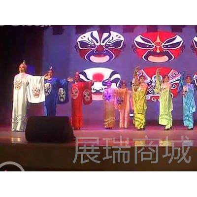 高档儿童曲粉墨生人表京演服装京韵脸谱演戏出服少儿剧说唱脸谱舞