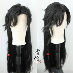高档青绾套古风汉服萧前丝蕾COS花城男造型假发头手钩整顶策安贴