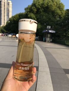 洛施花舍玫瑰花茶创意便携车载乐动萌物水果茶加厚有杯套情侣杯