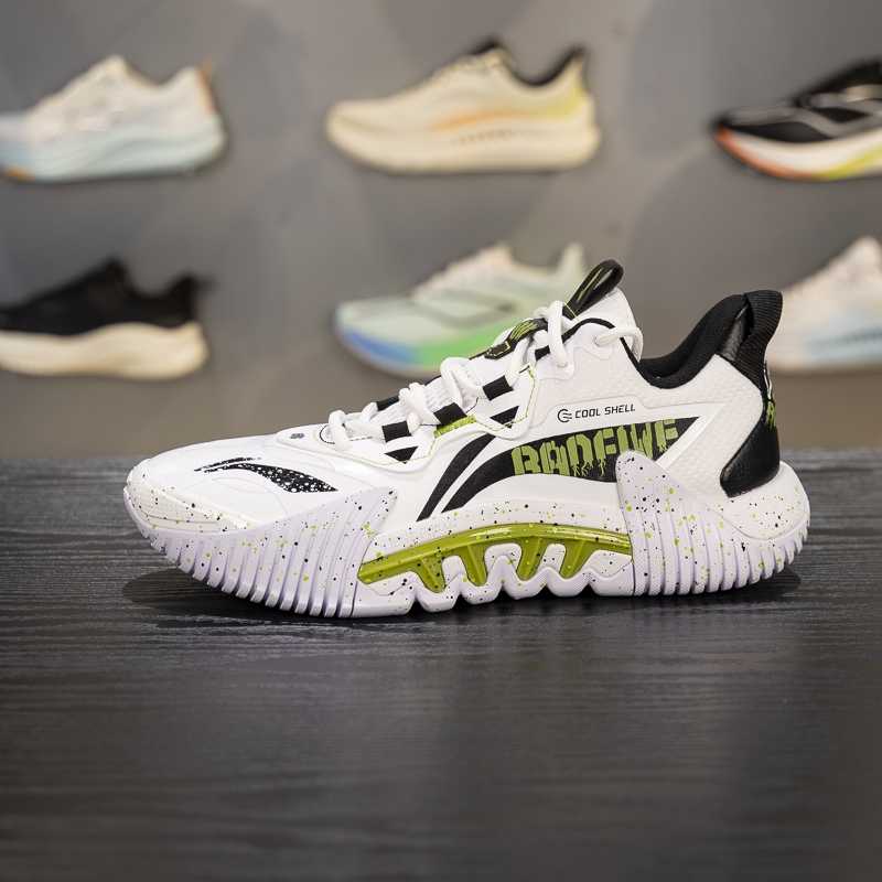 李宁男子减震回弹低帮篮球鞋