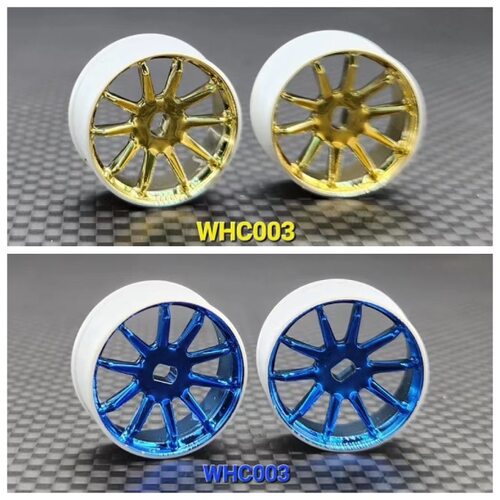 GL racing AWD GLA 轮毂 电镀 机切 WHC003/WHC004【Mini速社】