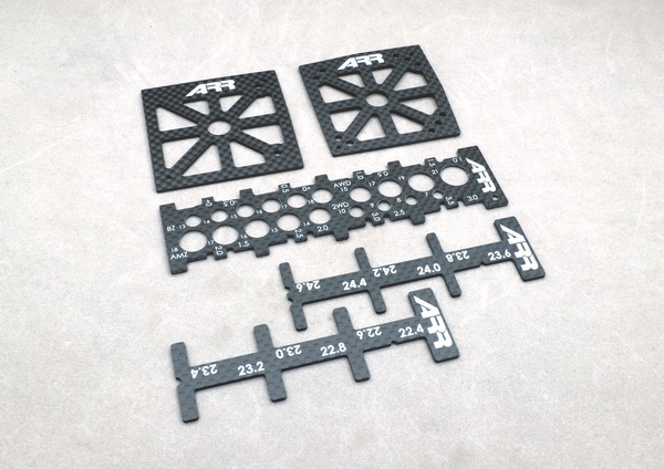ARR 蚊车 Camber尺 轮胎直径尺 齿轮以及轮毂尺 组合【Mini速社】