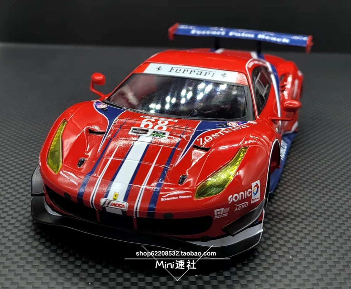 GL racing 出品 法拉利488gt3 车壳 蚊车 miniz【Mini速社】