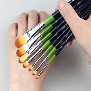 982系列1遮瑕刷3号油0号泪沟刷法令纹刷6号粉底刷画笔系列化妆刷