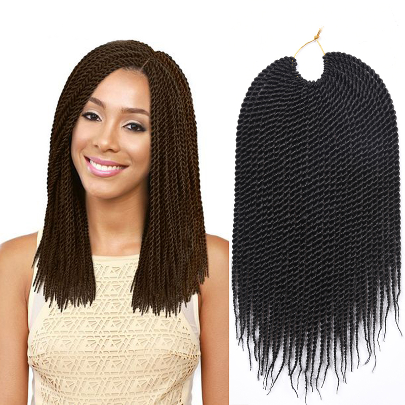 Senegal  Synthetic Twist Crochet Braids Hair脏辫假发 14inch