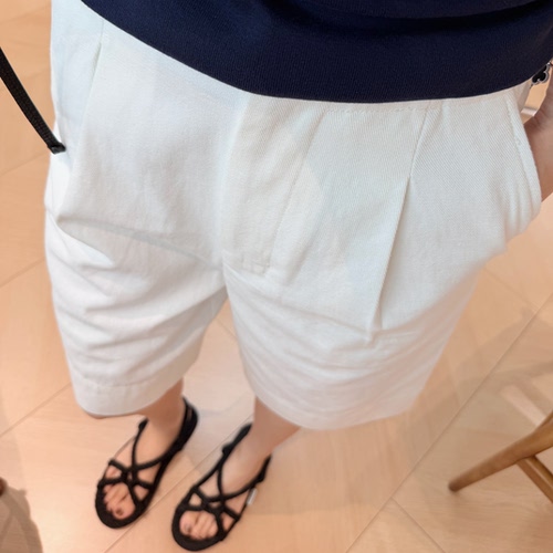 无敌好搭 就是我要找的白色亚麻中裤 自留强推