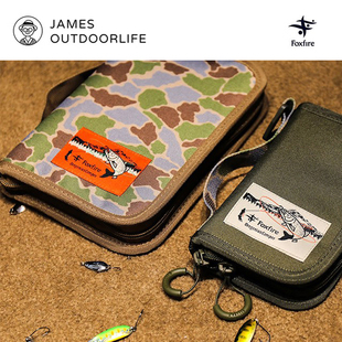 日本FOXFIRE鱼饵包饵盒路亚溪流米诺亮片硬饵收纳包渔具便携