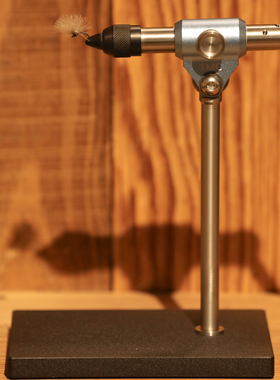 日本进口TIEMCO不锈钢飞钓毛钩绑制台绑台鱼钩夹绑制钳旋转飞蝇钩