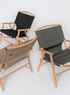 NMmonkey×BALLISTICS 户外露营黑色高背尼龙克米特椅面日本M16