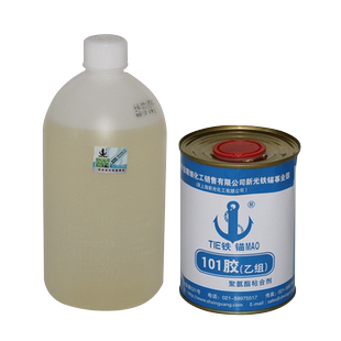 铁锚101胶水上海新光红木胶家具专用胶水木工拼板胶1.5kg高性能结构ab胶金属尼龙皮革双组分聚氨酯铁锚101