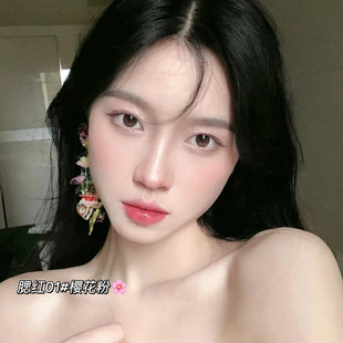 好用炸裂 韩国Bbia单色腮红01 05修容08眼影鼻阴影冷粉色打底卧蚕