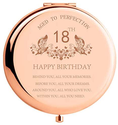 18th birthday gifts for girls stainless steel portable compa