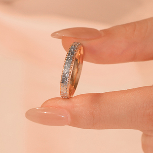 小众设计纹格戒指女超小关节小号尾戒小指3号4码精致戒子开运特小