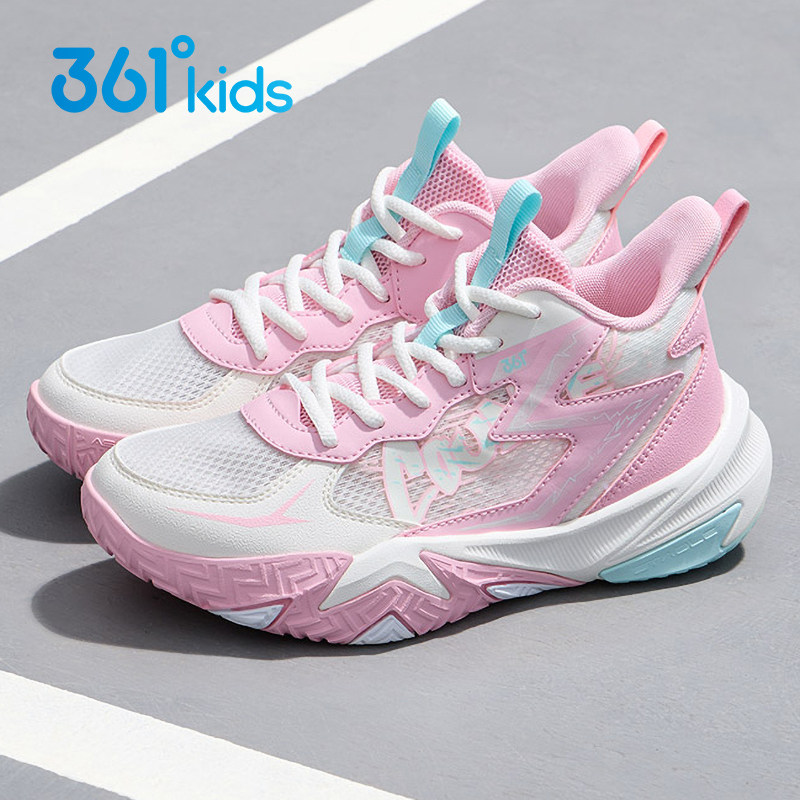 361童鞋女童透气篮球鞋 儿童轻便防滑运动鞋2026夏季大童单网球鞋