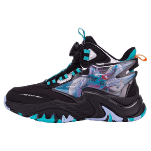 龙鳞四代 361童鞋男童旋钮篮球鞋儿童减震透气运动鞋2025春季新款