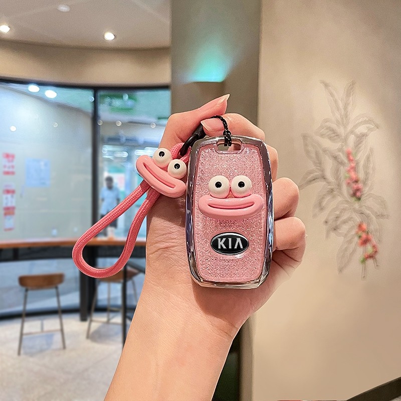 起亚傲跑kx3钥匙套k3狮铂拓界k5凯酷k4奕跑kxcross嘉华壳扣可爱女