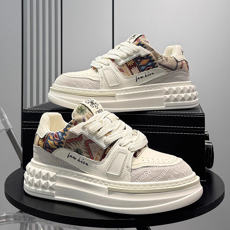 鞋子男鞋2026新款春超火男士厚底透气增高运动休闲鞋百搭潮鞋板鞋,流行男鞋,时尚休闲鞋,淘宝优惠券,粉丝福利购,淘宝优惠卷