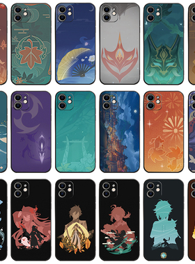 任意机型定制 原神手机壳适用iPhone1654321proxsmaxmini苹果87plus瑶瑶白术迪希雅莱依拉散兵国崩纳西妲妮露