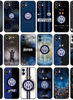 硅胶软壳 两颗星国米国际米兰手机壳适用iPhone16543promax121xs876plusrvivox90spro+s1765eiqoo11sz8neo100