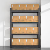 海客艺佳货架仓储仓库超市多功能展示架多层储物架中型200KG 层承