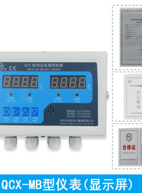 起重量限制器常州常欣QCX-MQCX-2B型仪表显示屏双梁起重机MB3BQCX