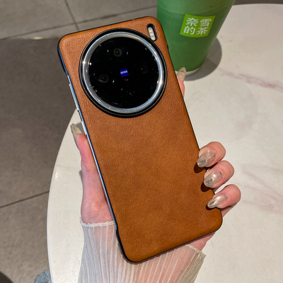 vivox200牛皮纹简约无边框