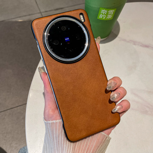 vivox200牛皮纹简约无边框