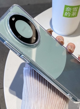 透明耐发黄适用华为mate70手机壳mate60pro新款pura70Ultra男女款nova13简约荣耀400防摔nova14高级感魔术7硬