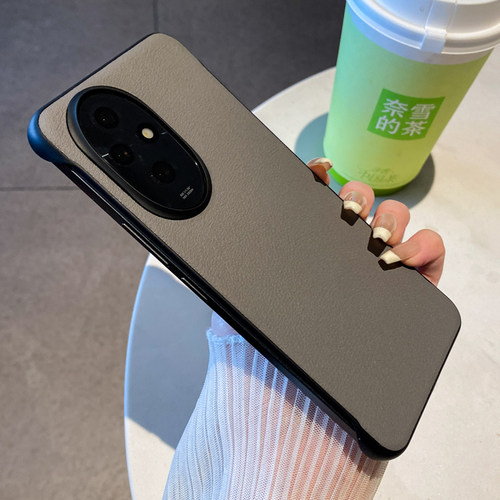 荣耀honor200仿皮简约无边框