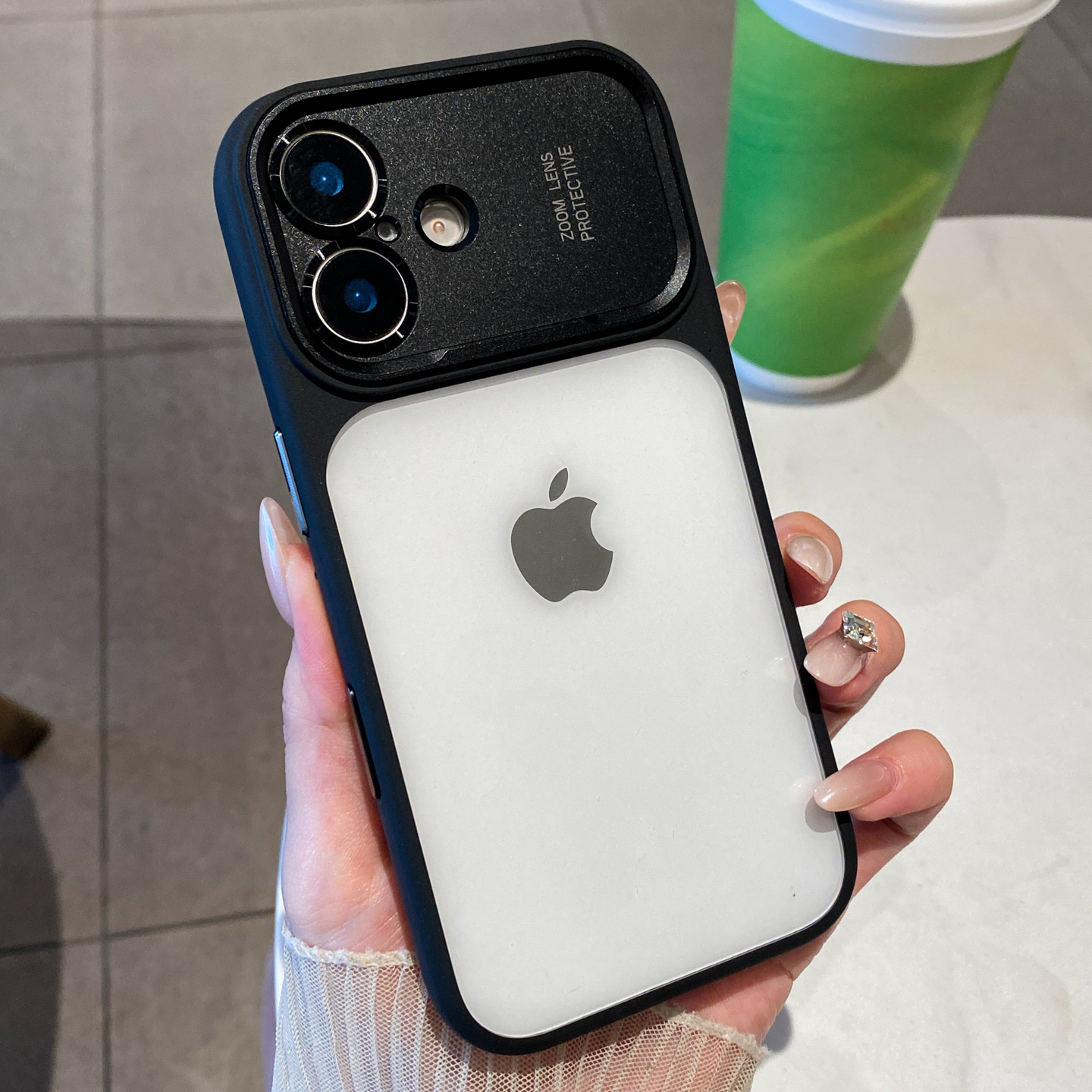 苹果iphone16亚克力简约手机壳