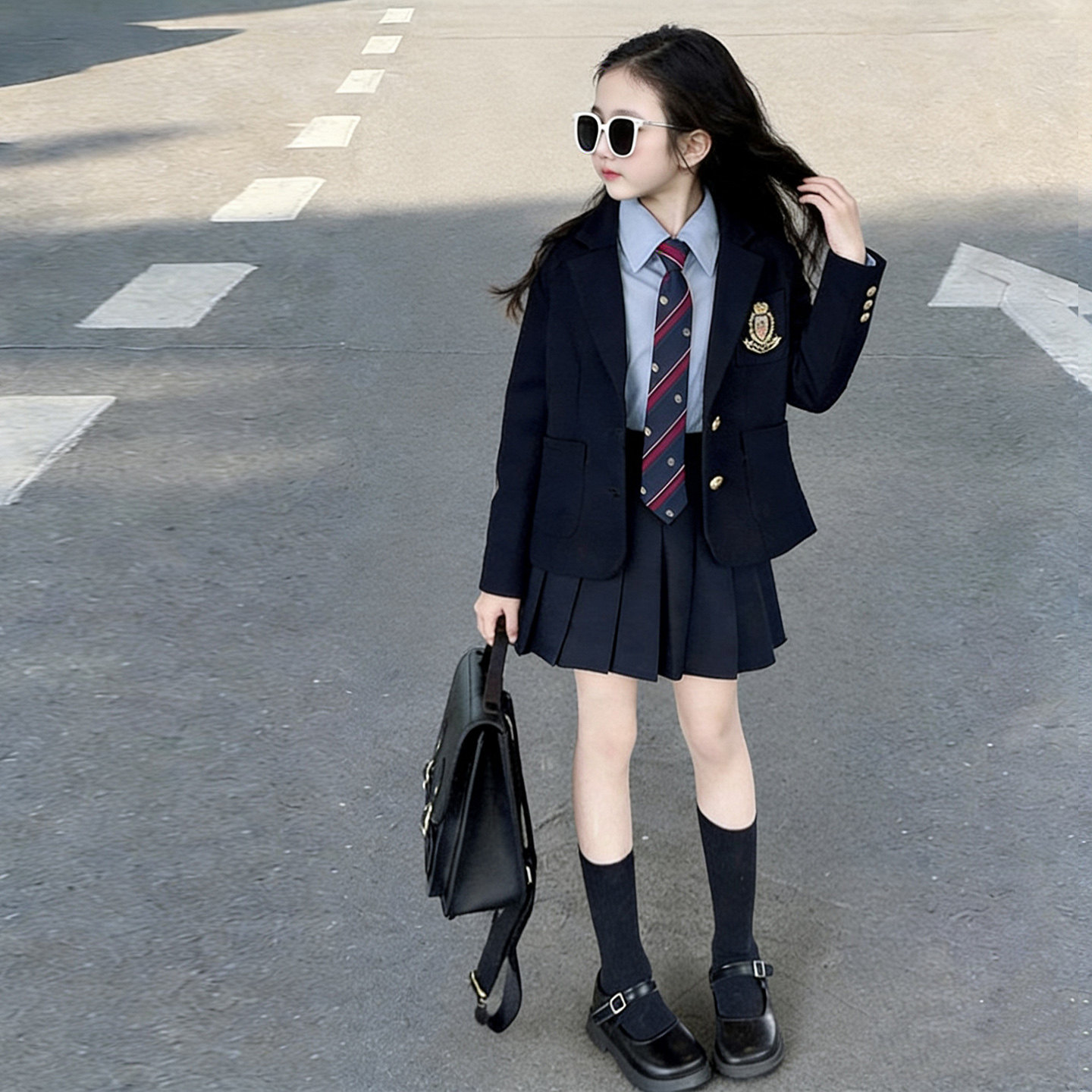 法国Cenmis 女童学院jk套装