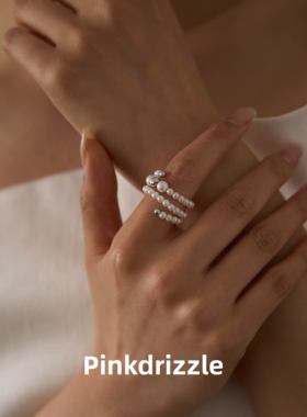 舞动喀纳斯开口戒指优雅百搭设计