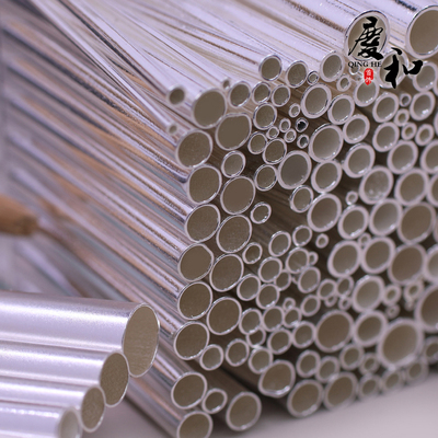 S999足银无缝银管直管手工镶嵌