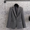 7 -piece set (8928 gray suit, 1 piece +050 long -sleeved gray shirt 2 pieces+9012 short -sleeved gray strip shirt 2 pieces +013 gray pants 2 pieces)