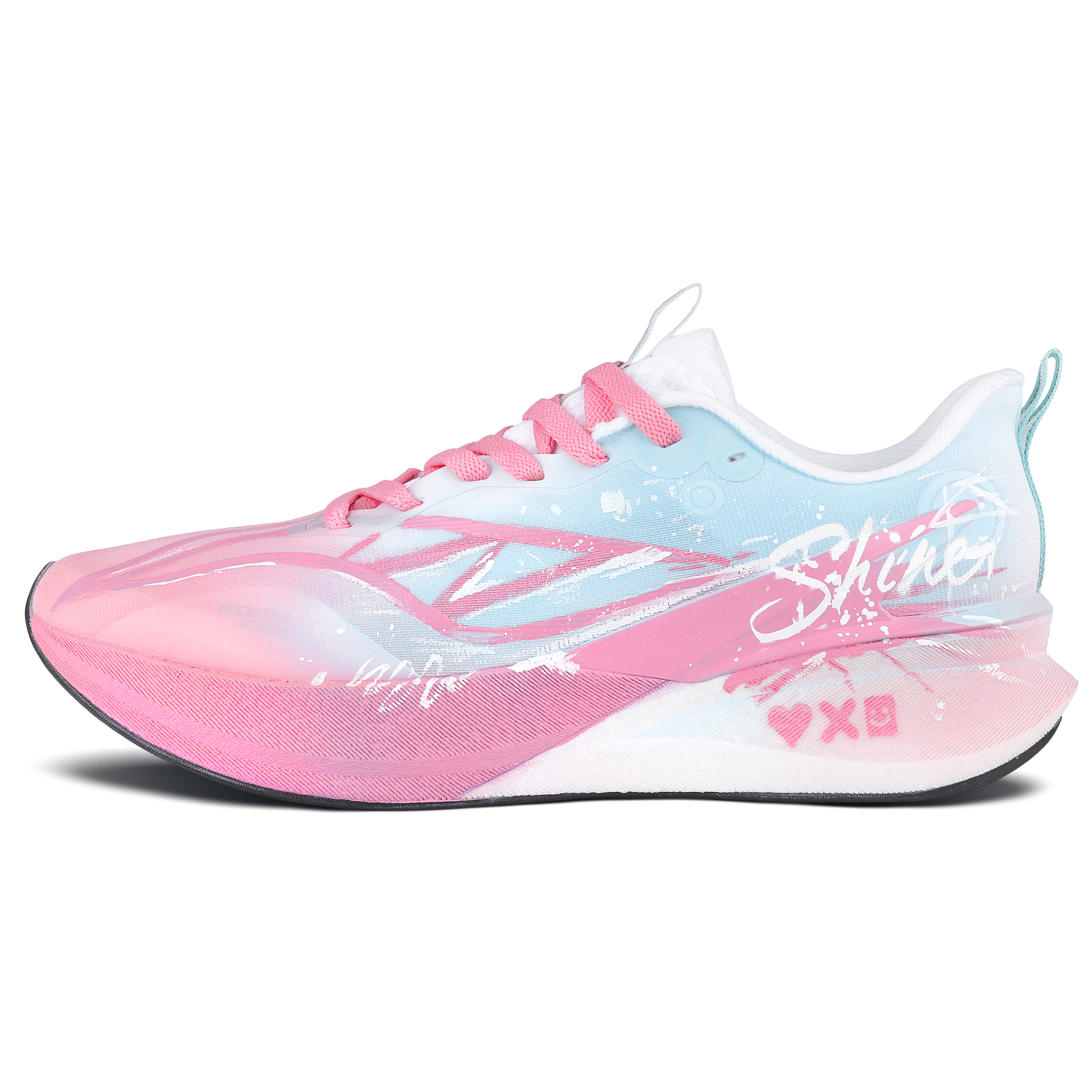 李宁赤兔8PRO马卡龙手绘减震跑鞋