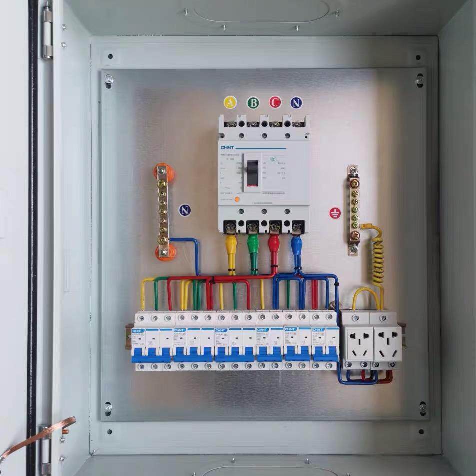 低压配电箱强电三相四线电源插座箱工地开关控制柜家用照明配电箱