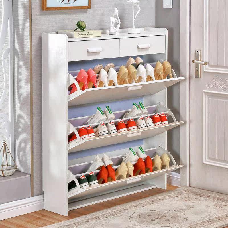 大容量一体式超薄柜隔板抽屉多功能省空间木制鞋柜门厅13cm三层|ruв категории жилой мебели, кабинет, чистка - от Buy2taobao.com для оказания профессиональной услуги покупки агента Taobao