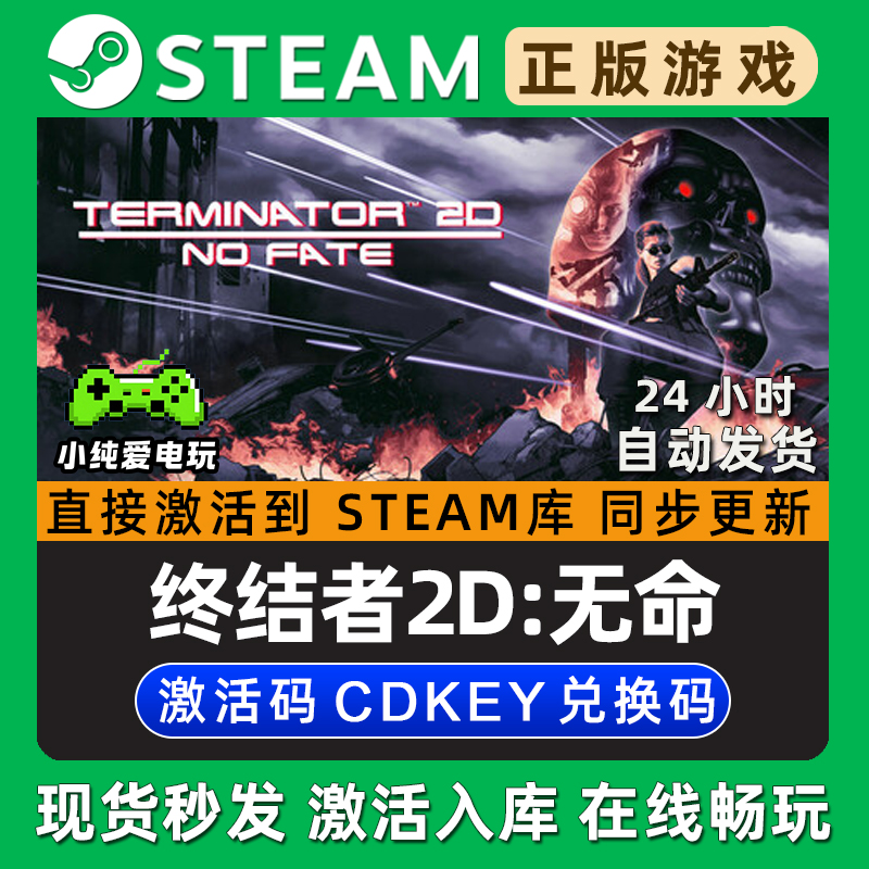 Terminator 2D: NO FATE 终结者2D:无命 Steam游戏正版CDK激活码