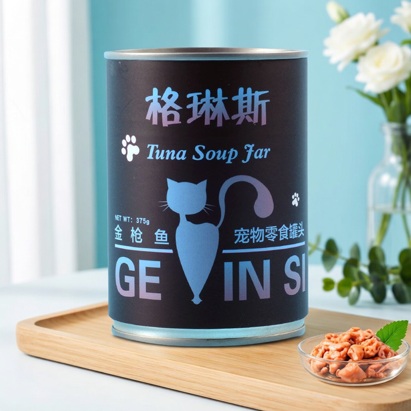 格琳斯猫罐头猫咪主食罐猫犬零食猫湿粮成猫幼猫通用375g