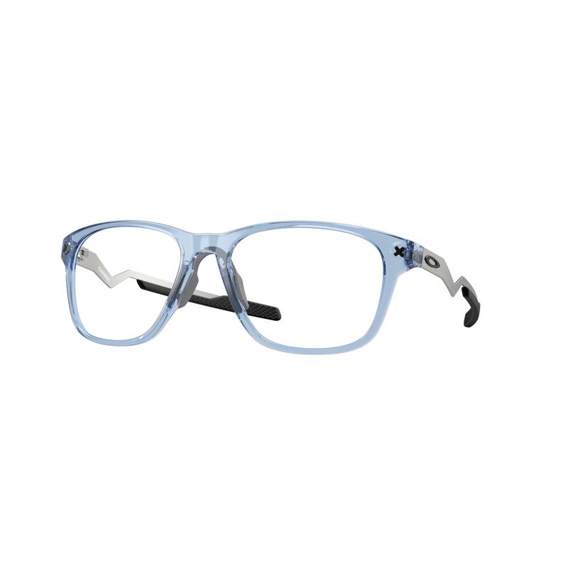 Oakley/欧克利透明蓝矩形全框镜架男款防滑耐磨轻便眼镜架