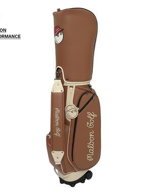 代购MALBON GOLF男女高尔夫球包可推拉多口袋收纳轻便携带