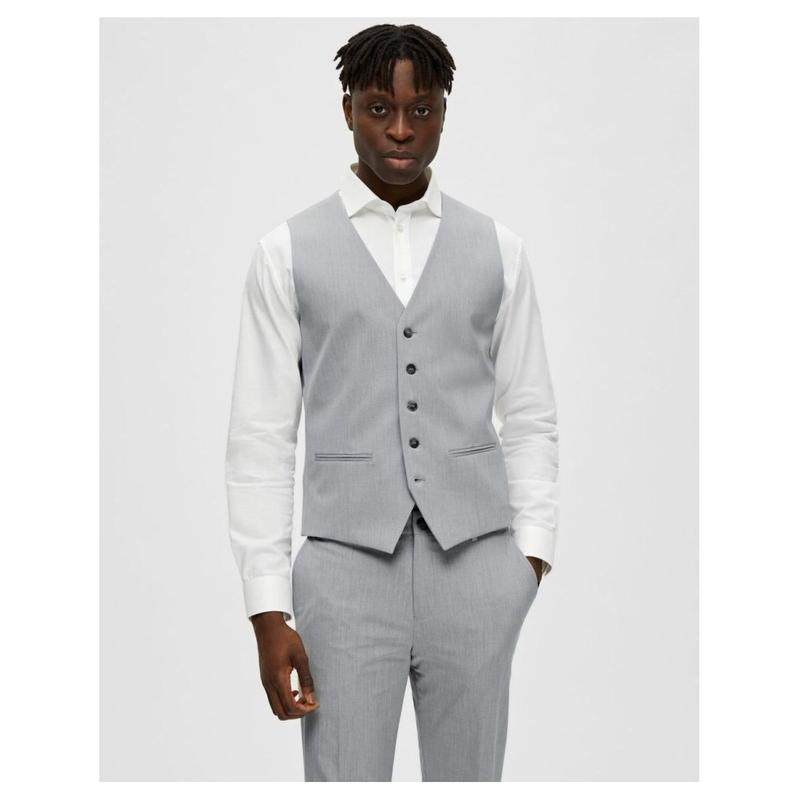 代购SELECTED思莱德男士马甲修身正式灰色条纹商务婚礼外套爆款,男装,夹克,淘宝优惠券,粉丝福利购,淘宝优惠卷