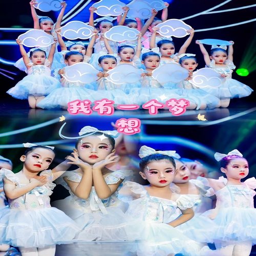 幼儿园女童蓬蓬裙演出服