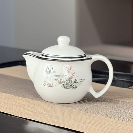 家用茶壶小泡茶壶沏茶过滤网单壶陶瓷功夫茶具茶水分离手把壶