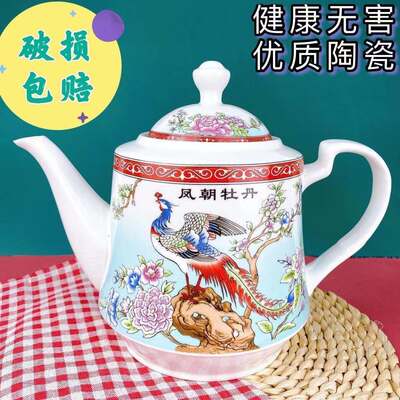 家庭用陶瓷耐高温凉水壶防裂