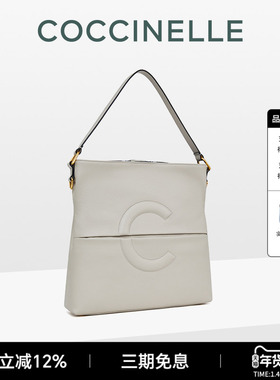 COCCINELLE/可奇奈尔 C Tote单肩手提托特包大C包礼物送女友